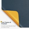 V-CUBE Designs Desk Mat VCD-DMDC7540-NBY Reversible Vegan Leather 75x40cm Navy Blue & Yellow