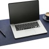 V-CUBE Designs Desk Mat VCD-DMS7540-NB 75X40cm Vegan Leather Navy Blue