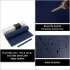 V-CUBE DESIGNS Desk Mat VCD-DMS9045-NB 90x45 cm Vegan Leather Navy Blue
