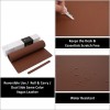 V-CUBE Designs Desk Mat VCD-DMS9045-T 90x45cm Vegan Leather Tan