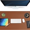 V-CUBE Designs Desk Mat VCD-DMS9045-T 90x45cm Vegan Leather Tan