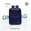 VIRTUTRON Business Laptop Backpack 30L Water Resistant Fits 15.6 Inch Laptop Blue