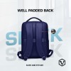 VIRTUTRON Business Laptop Backpack 30L Water Resistant Fits 15.6 Inch Laptop Blue