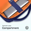 VIRTUTRON Business Laptop Backpack 30L Water Resistant Fits 15.6 Inch Laptop Blue