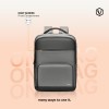 VIRTUTRON Laptop Backpack 15.6 Inch Water Resistant 30L Grey
