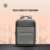 VIRTUTRON Laptop Backpack 15.6 Inch Water Resistant 30L Grey