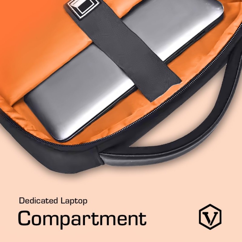 VIRTUTRON Laptop Backpack 15.6 Inch Water Resistant 30L Grey