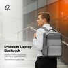 VIRTUTRON Laptop Backpack 15.6 Inch Water Resistant 30L Grey