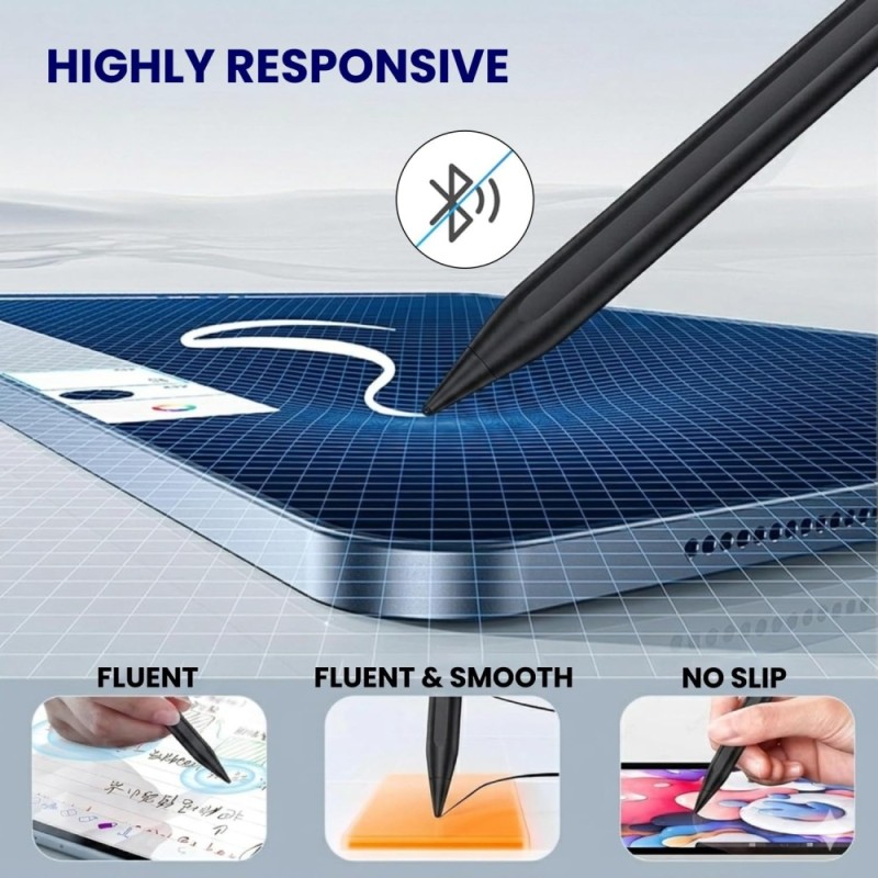 VIRTUTRON Universal Stylus Pen VR0620 Rechargeable Type-C Black