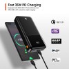 Wireless Gold Power Bank CT-109 20000mAh 35W Fast Charging Black