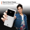 Wireless Gold Power Bank CT-109 20000mAh 35W Fast Charging White