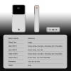 Wireless Gold Power Bank CT-109 20000mAh 35W Fast Charging White