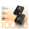 Wireless Gold Power Bank CT-155 10000mAh 15W Fast Charging Black