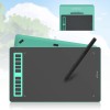 XENX Digital Graphics Drawing Tablet P3-1060 8192 Levels Pressure Sensitivity, 10x6.25 Inch, Green