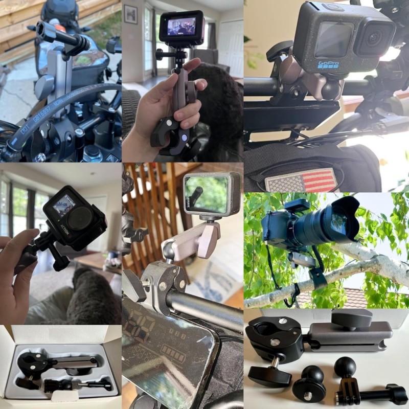 yantralay Bike Handlebar Mount YT-GP47_NEW 360° Rotatable Aluminium