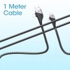 Zebronics 4 in 1 Charging Cable ZEB 65 Watts PD Fast Charging Dark Black