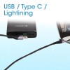 Zebronics 4 in 1 Charging Cable ZEB 65 Watts PD Fast Charging Dark Black
