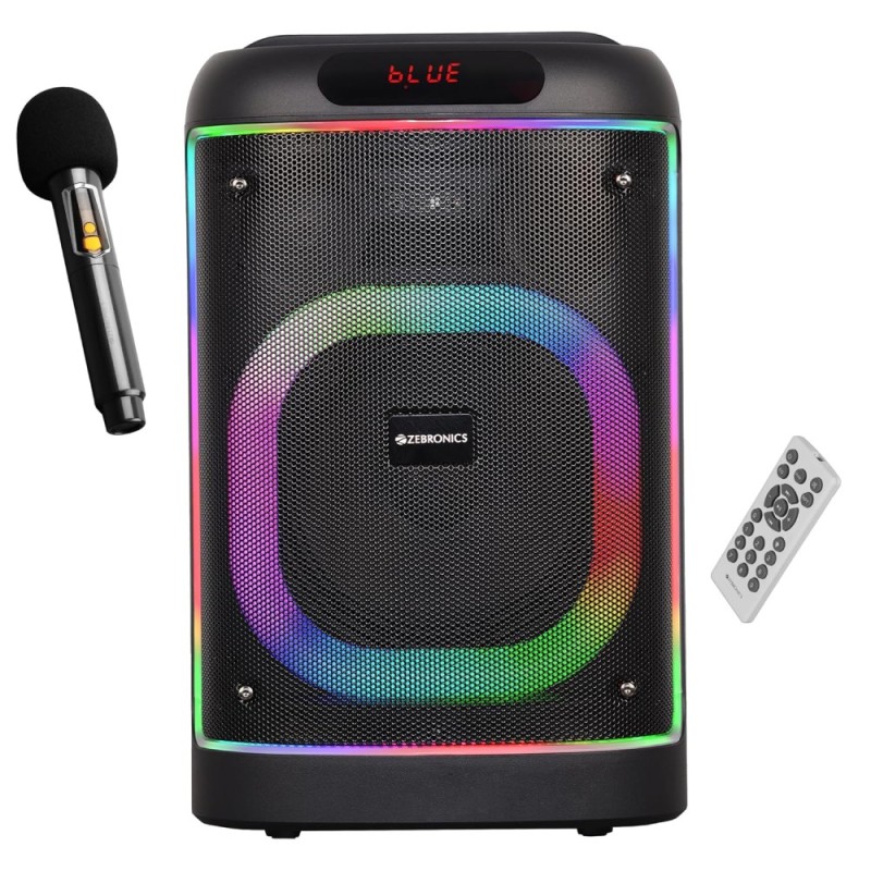 ZEBRONICS Bash Portable Bluetooth Speaker 60W RMS Black