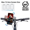 ZEBRONICS Bike Smartphones Mobile Holder ZEB-BMH110 Up to 6.1 Inches 360° Rotatable Black