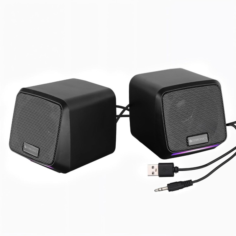 ZEBRONICS Computer Speakers ZEB-IGLOO 1 8W USB Powered Black