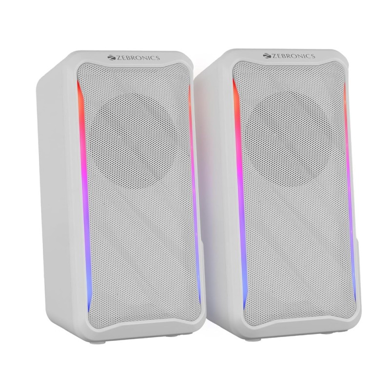 ZEBRONICS Computer Speakers ZEB-IGLOO 2 10W USB AUX White