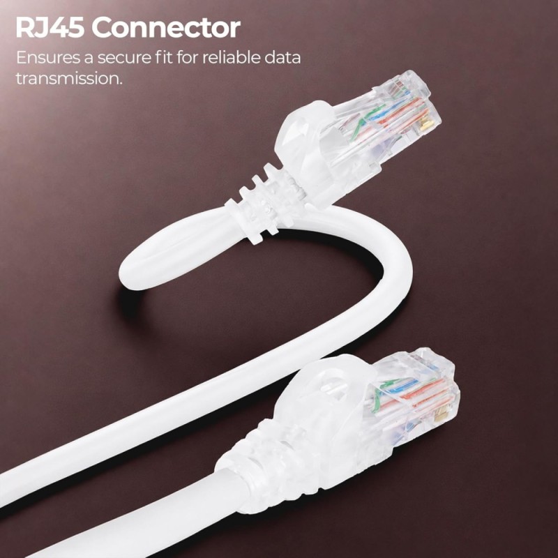 Zebronics Ethernet Cable ZEB-PC4PCAT6-30M 10 Gbps UTP 30 Meter