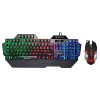 ZEBRONICS Gaming Keyboard & Mouse Combo ZEB-OPTIMUS 117 Keys Multicolor LED Black