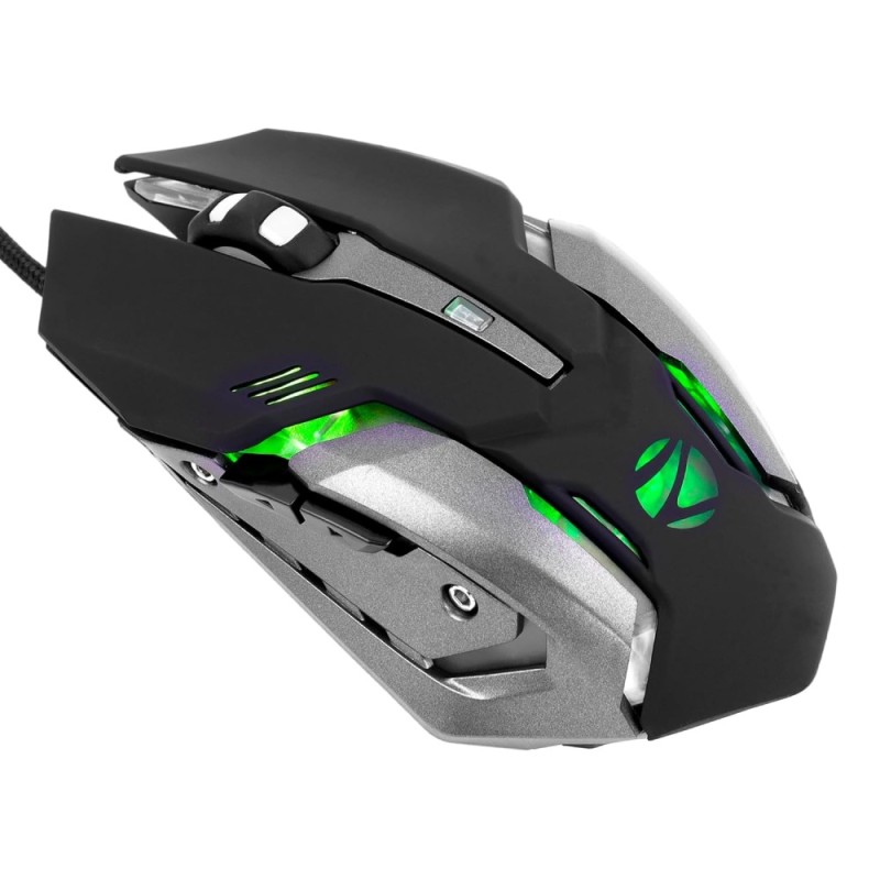 ZEBRONICS Gaming Keyboard & Mouse Combo ZEB-OPTIMUS 117 Keys Multicolor LED Black