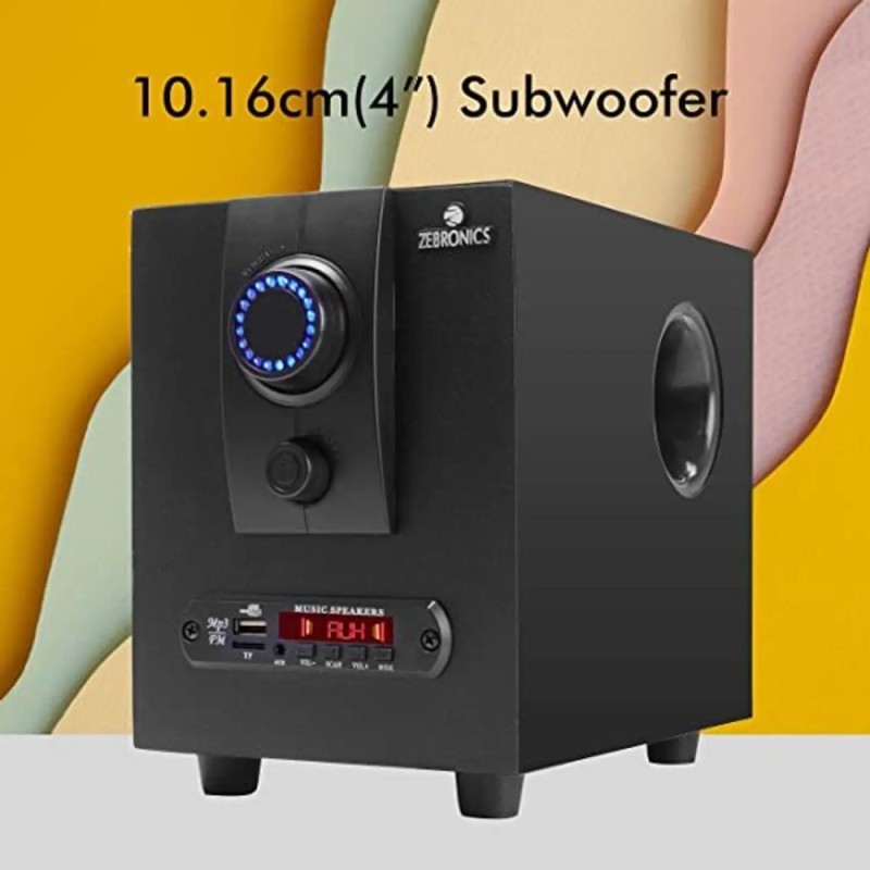 ZEBRONICS Home Theatre Zeb BT2717RUCF 4.1 Channel 55 W Black
