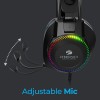 ZEBRONICS Jet Wired Gaming On Ear Headphone ZEB-JET 40mm Drivers LED Light Black + Blue