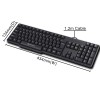 Zebronics Keyboard & Mouse Combo ZEB-JUDWAA 750 104-Key Black