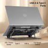 Zebronics Laptop Stand ZEB-NS5000 Dual Fan Adjustable Black