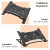 Zebronics Laptop Stand ZEB-NS5000 Dual Fan Adjustable Black