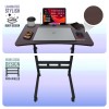 ZEBRONICS Laptop Table ZEB-DOW Y1 Adjustable Height Black