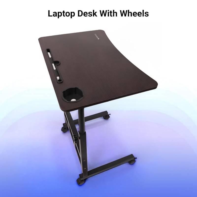 ZEBRONICS Laptop Table ZEB-DOW Y1 Adjustable Height Black