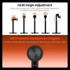 ZEBRONICS Magnetic Mobile Stand ZEB 360° Rotation Height Adjustable Black