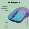 ZEBRONICS Marine Wireless Mouse 6 Buttons 4 DPI Purple
