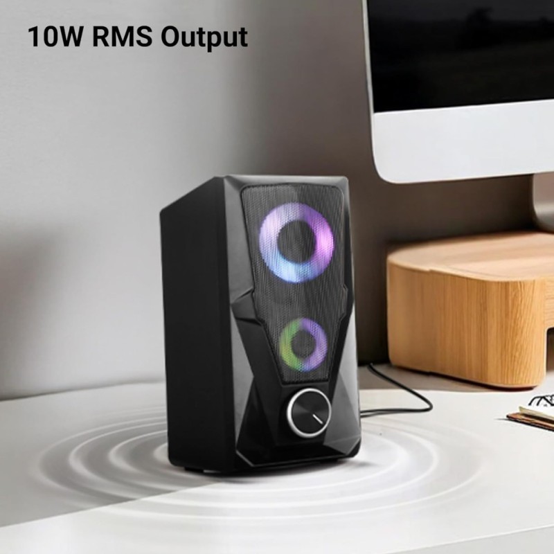 Zebronics Multimedia Speaker Zeb-Warrior 2.0 USB Powered Black