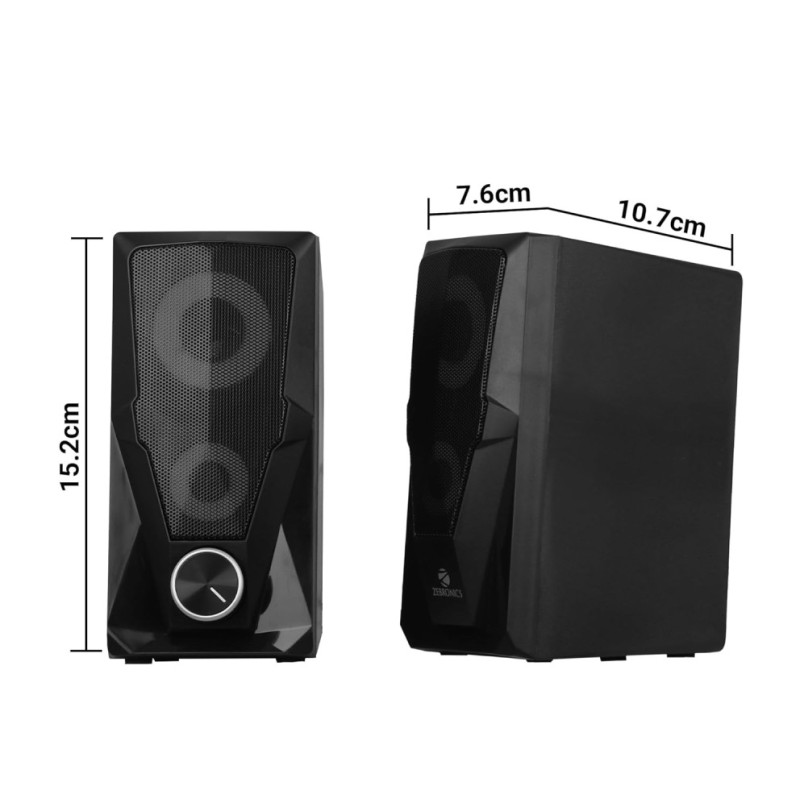 Zebronics Multimedia Speaker Zeb-Warrior 2.0 USB Powered Black