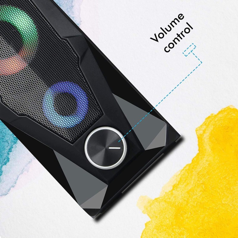 Zebronics Multimedia Speaker Zeb-Warrior 2.0 USB Powered Black