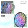 ZEBRONICS NS4000 PRO Rotatable Laptop Stand, Upto 17 Inch, 360° Rotation, Detachable RGB Fan, Carbon Steel