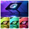 ZEBRONICS NS4000 PRO Rotatable Laptop Stand, Upto 17 Inch, 360° Rotation, Detachable RGB Fan, Carbon Steel