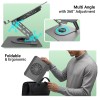 ZEBRONICS NS4000 PRO Rotatable Laptop Stand, Upto 17 Inch, 360° Rotation, Detachable RGB Fan, Carbon Steel
