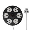Zebronics Power Extension Board 1440 Watts 6 Universal Sockets Black