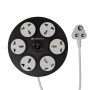 Zebronics Power Extension Board 1440 Watts 6 Universal Sockets Black
