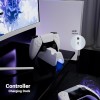 ZEBRONICS PS5 Controller Charging Dock Rapid Charging Dual Pogo Pins White