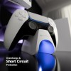 ZEBRONICS PS5 Controller Charging Dock Rapid Charging Dual Pogo Pins White