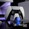 ZEBRONICS PS5 Controller Charging Dock Rapid Charging Dual Pogo Pins White