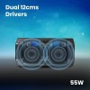 ZEBRONICS Space Deck Pro Party Speaker 55W Bluetooth Black