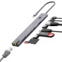 Zebronics Type-C Multiport Hub CT101 Plus 10-in-1 Grey